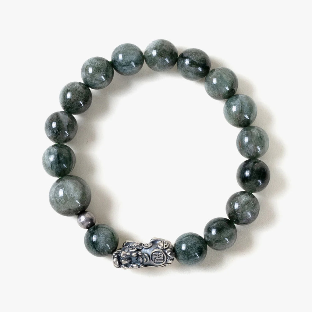 和田綠玉貔貅手鐲