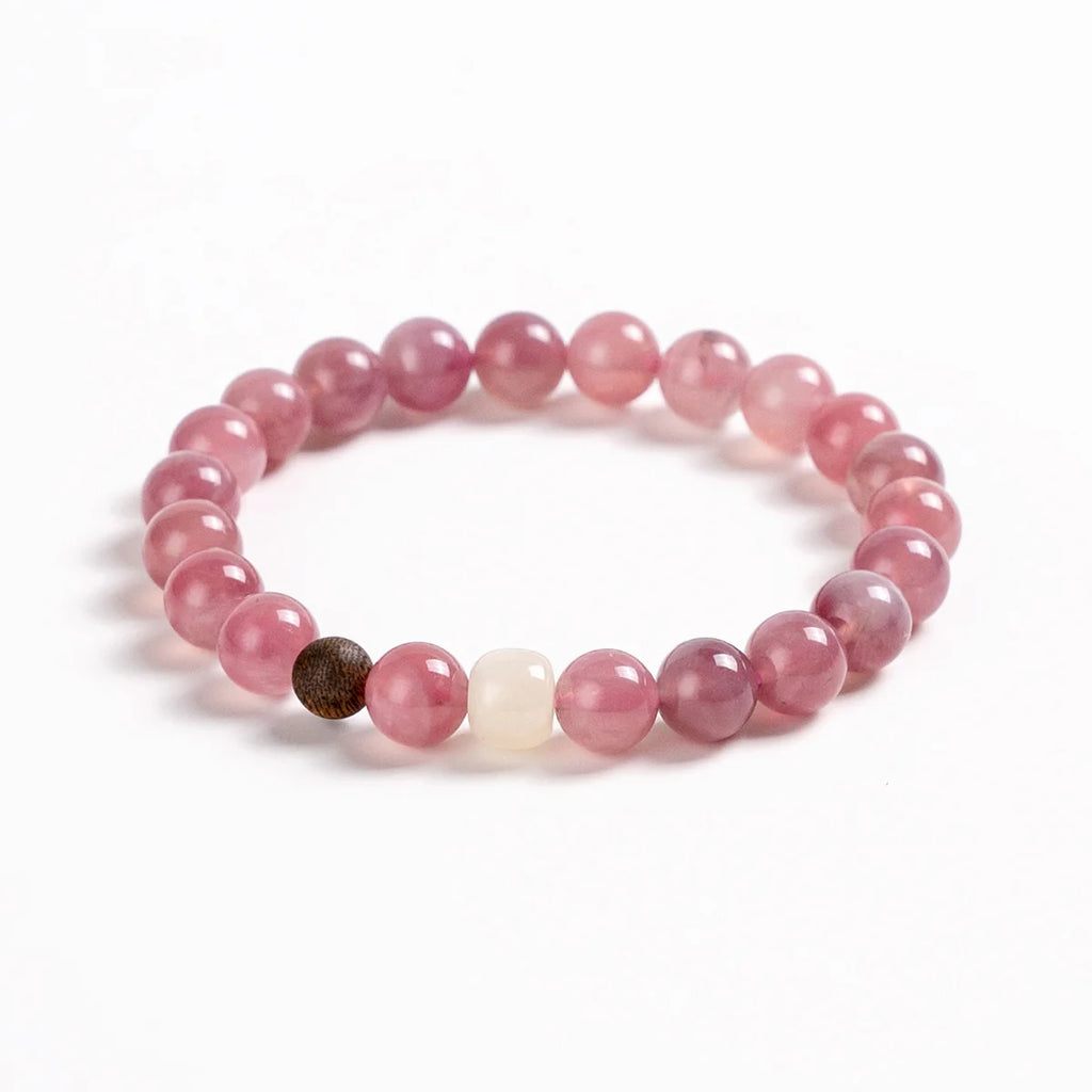 和諧玫瑰石英手鍊