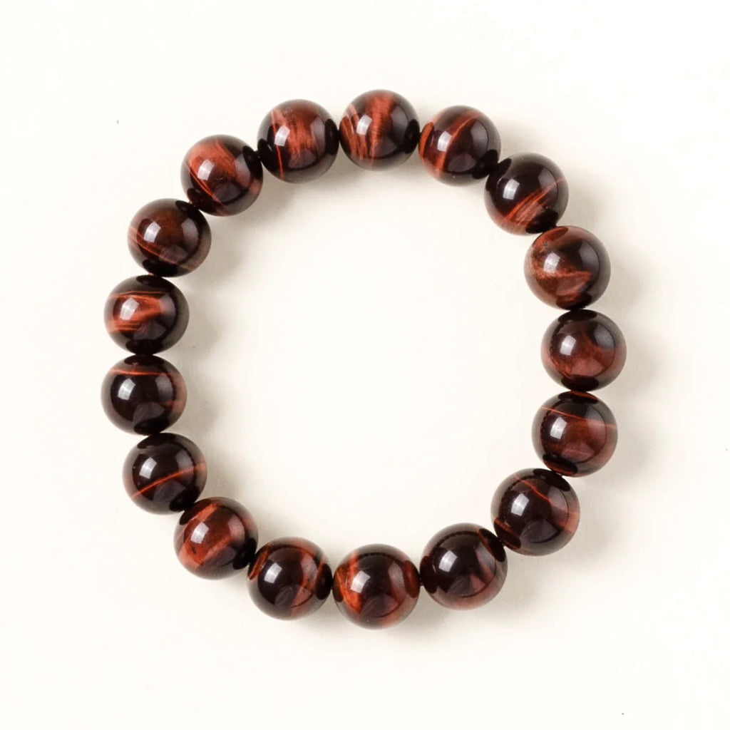 紅虎眼石水晶手鍊