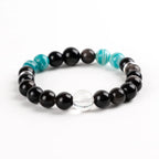 平衡與清晰黑曜石手鍊