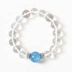 海藍寶透明石英手鍊