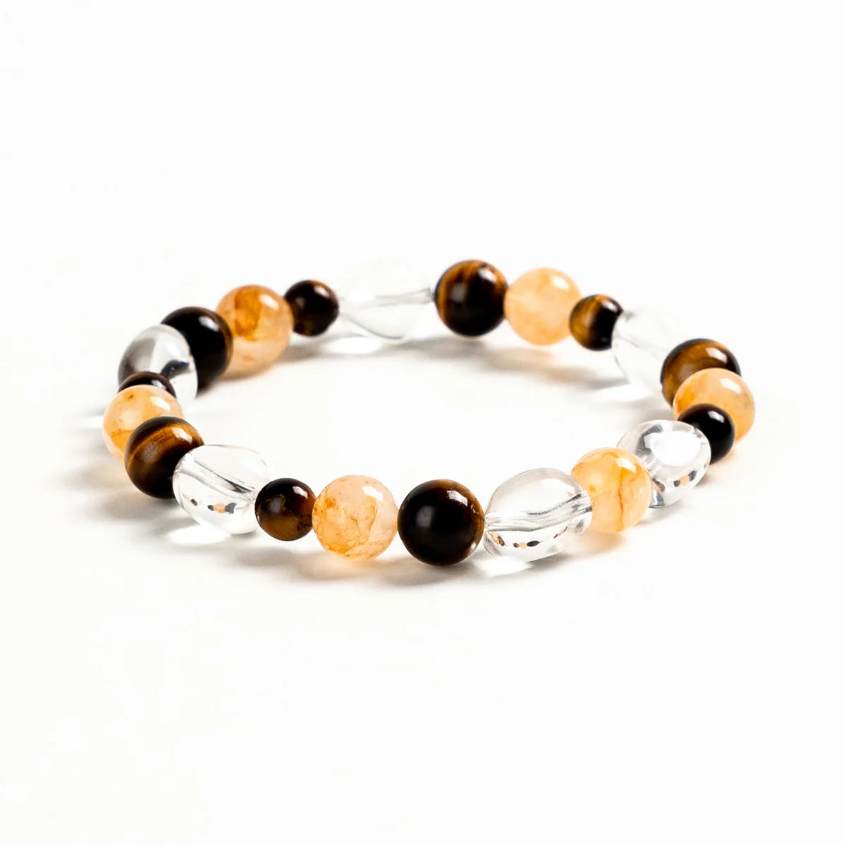 金色透明水晶手鍊