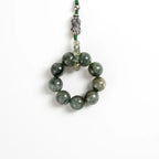 綠色發晶貔貅吊墜手鍊