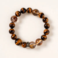 龍生肖守護手鍊 – 虎眼石與煙晶，賦予力量