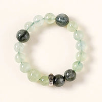 虎年生肖守護手鍊 – 葡萄石與拉長石，象徵勇氣