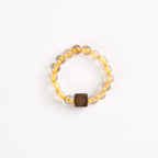 金紅石石英沉香木戒指