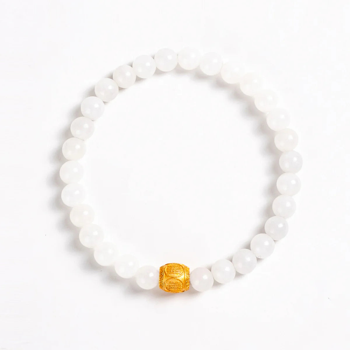 白色玉咒珠手鍊