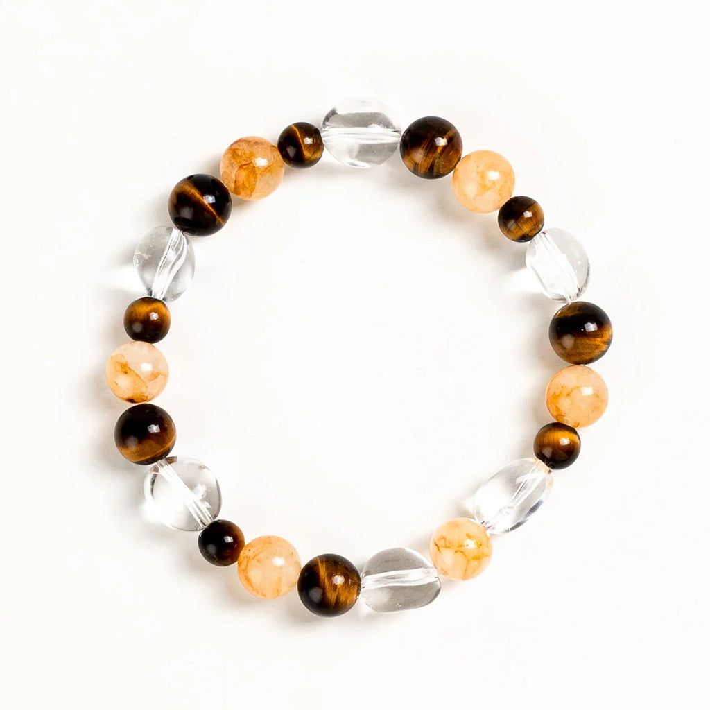 金色透明水晶手鍊