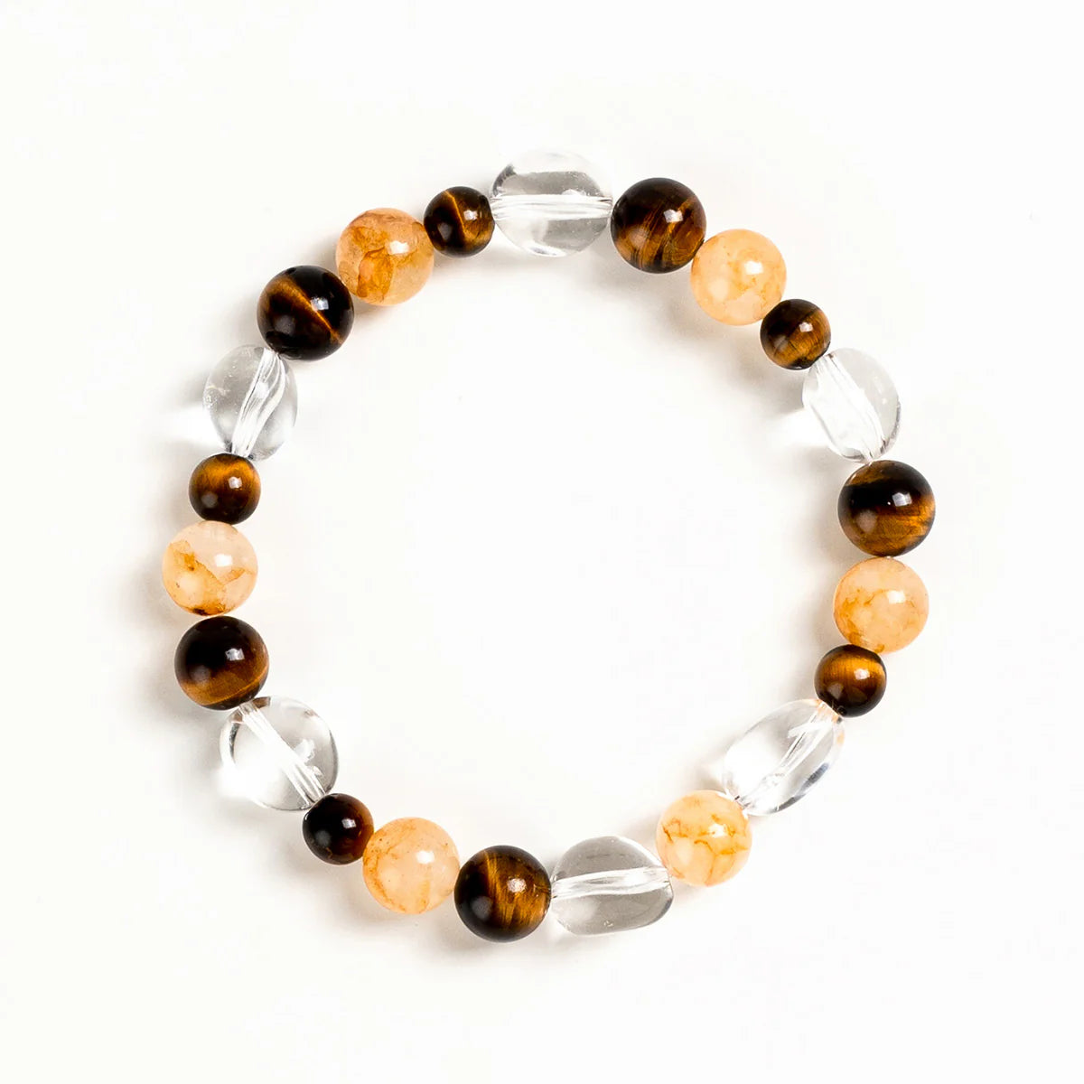 金色透明水晶手鍊