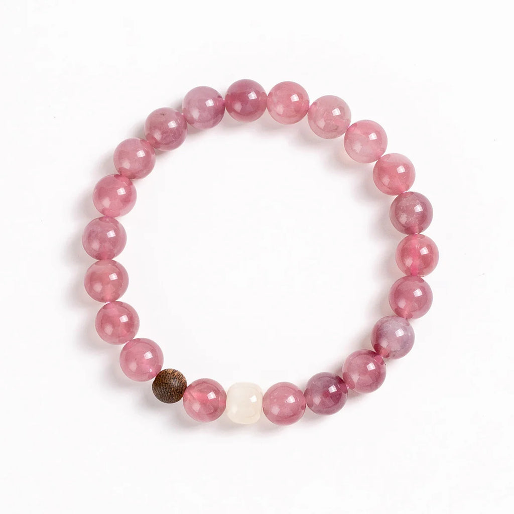 和諧玫瑰石英手鍊