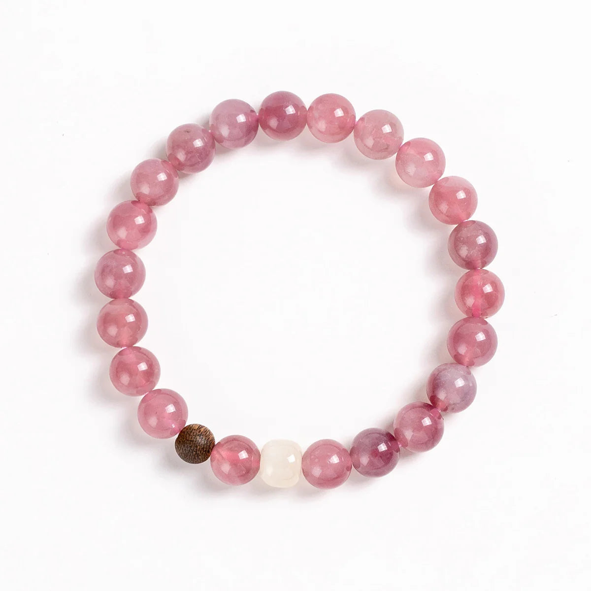 和諧玫瑰石英手鍊