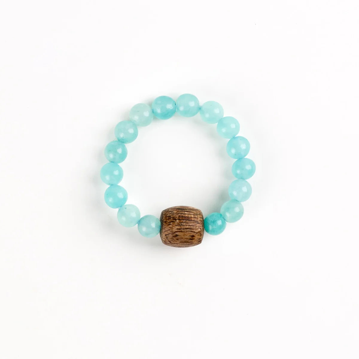 亞馬遜石和沈香木戒指