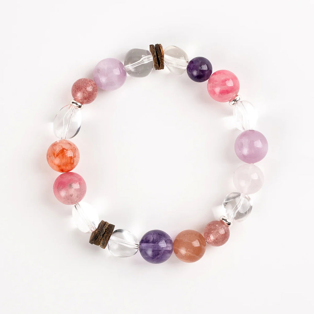 彩虹和諧水晶手鍊