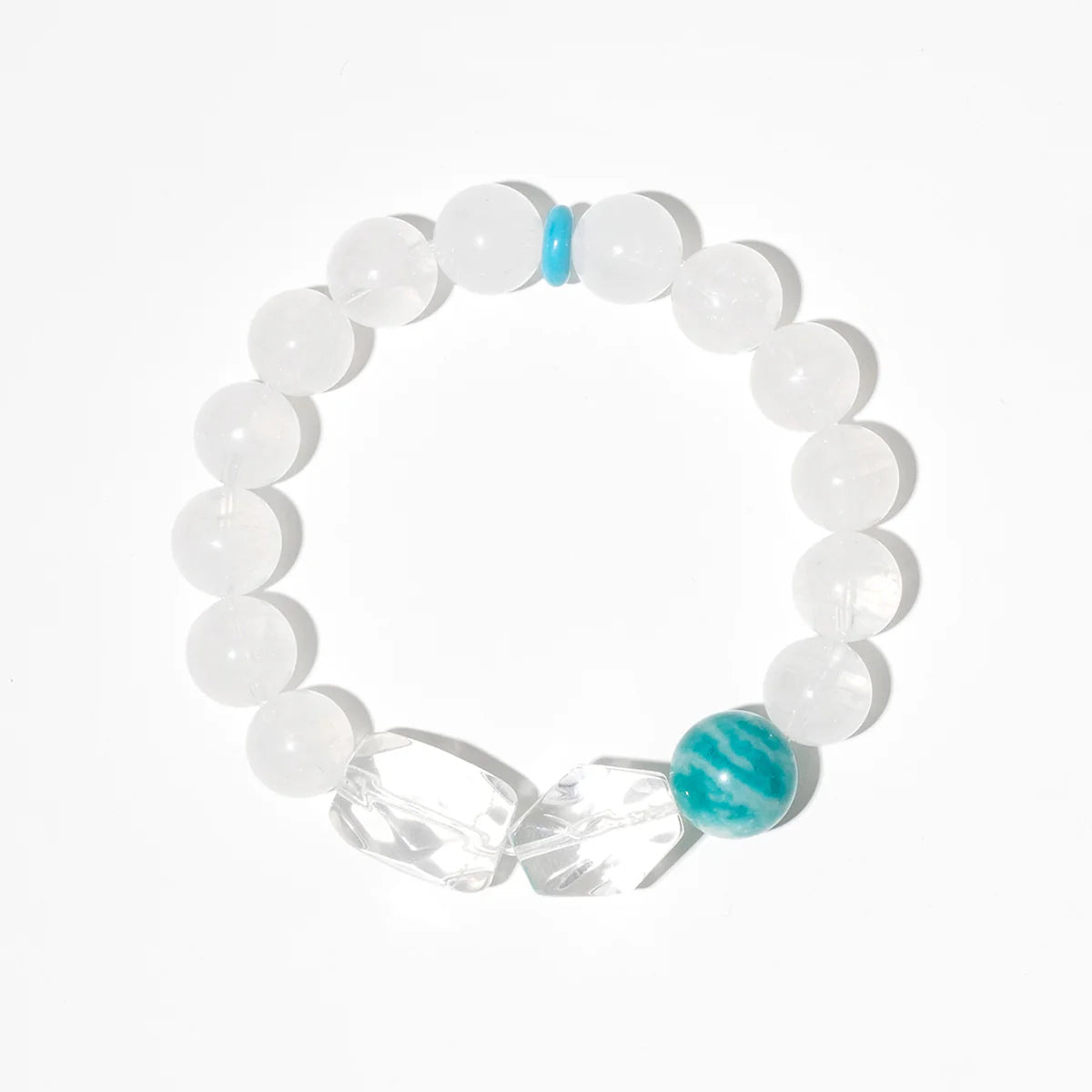 天體清晰水晶手鍊