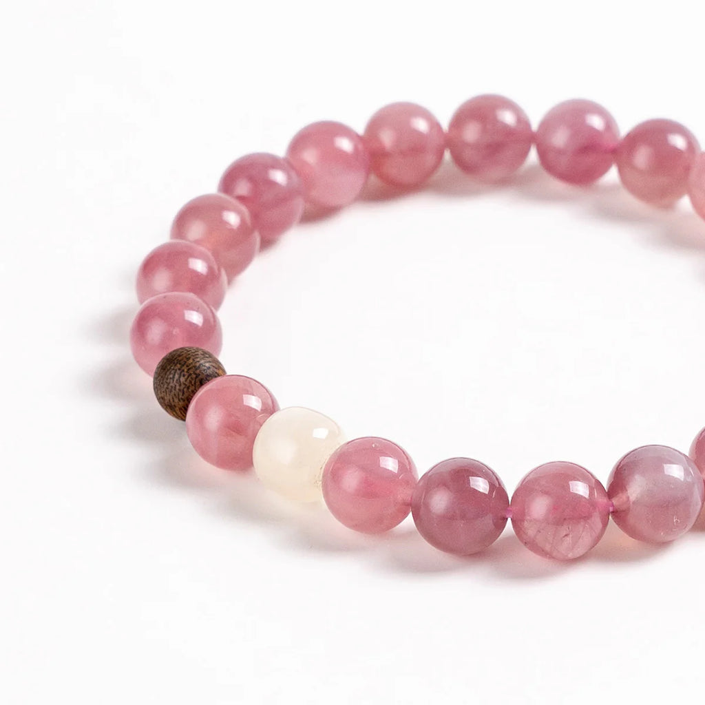 和諧玫瑰石英手鍊