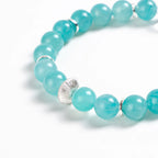 亞馬遜石和藍晶石能量手鍊