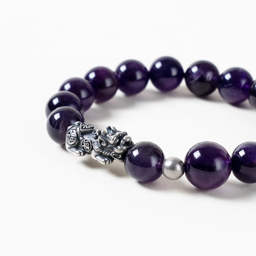 紫水晶貔貅手鍊