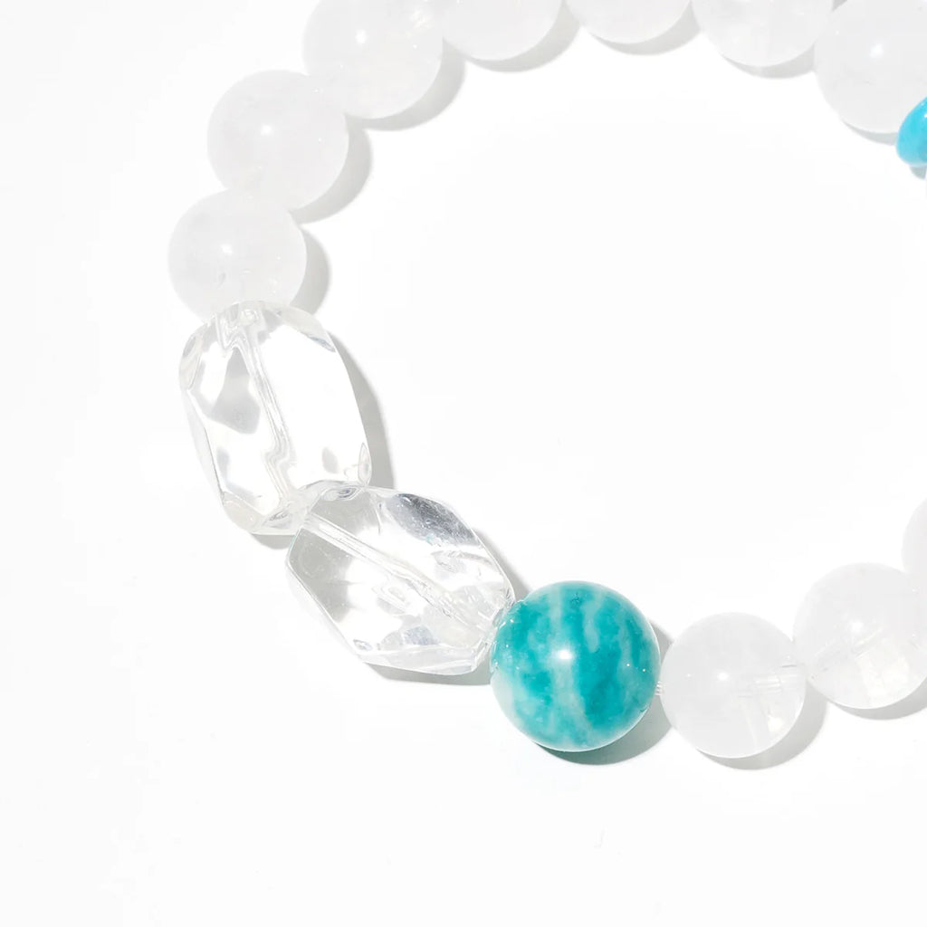 天體清晰水晶手鍊