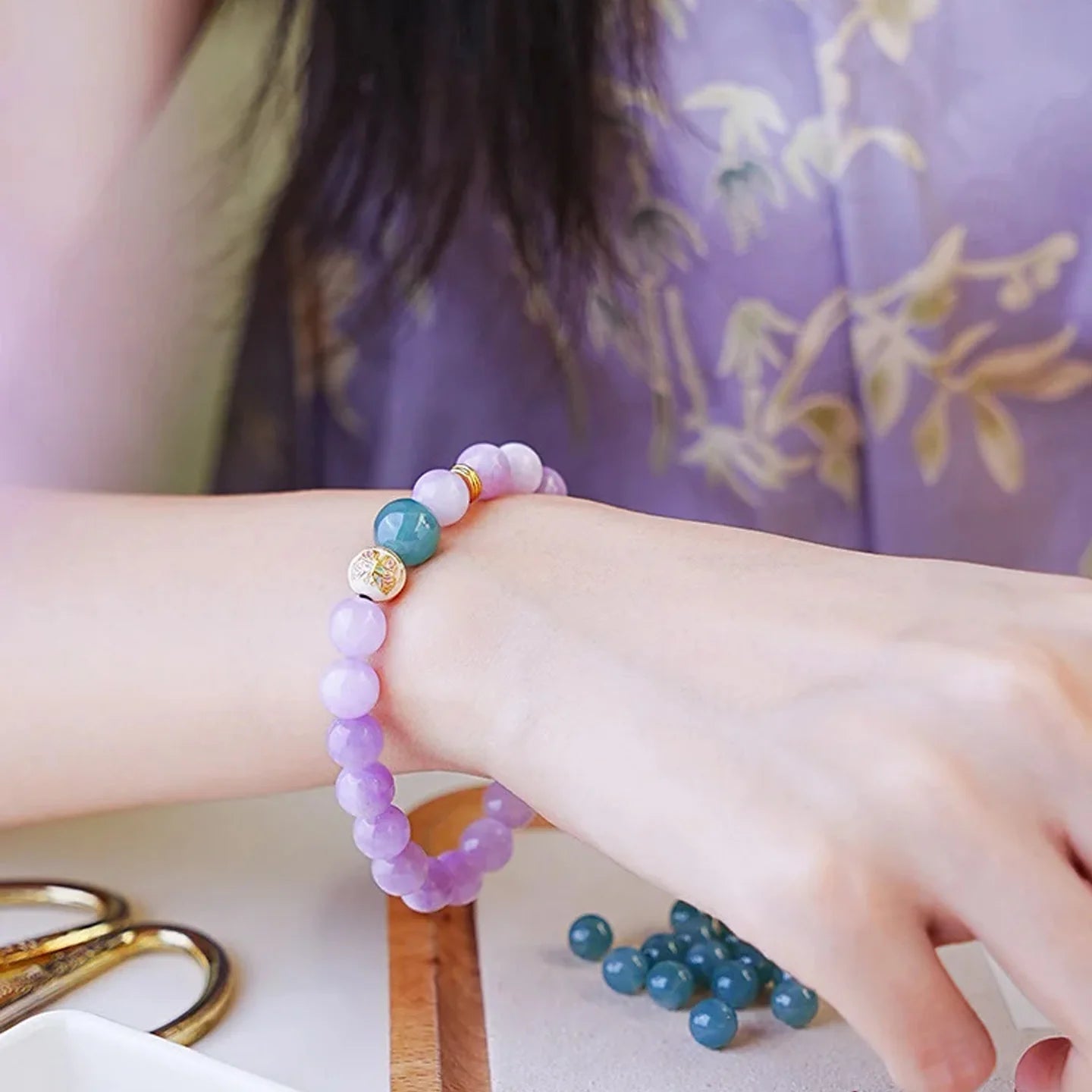 鋰雲母寧靜手鍊