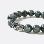 和田綠玉貔貅手鐲