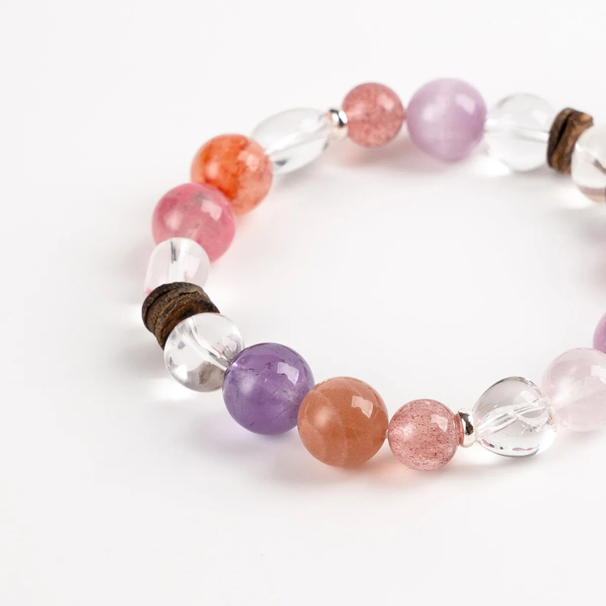 彩虹和諧水晶手鍊