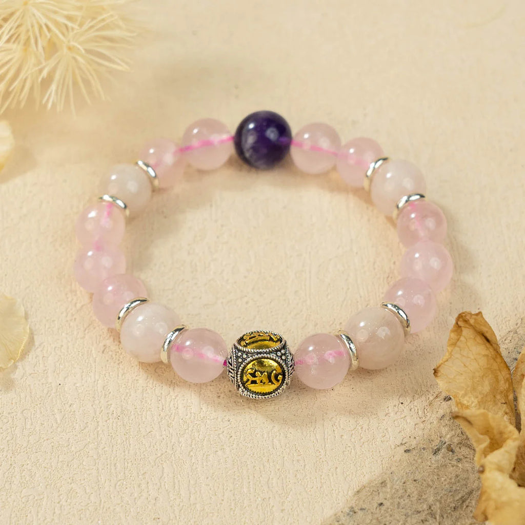 十二生肖蛇守護水晶手鍊