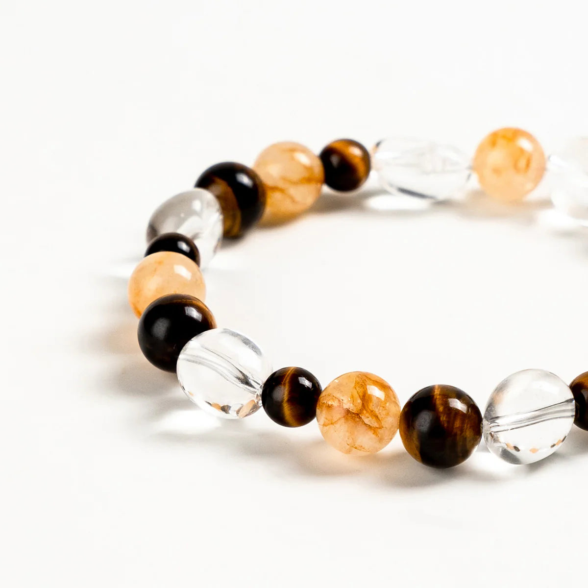 金色透明水晶手鍊