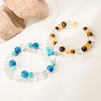 金色透明水晶手鍊