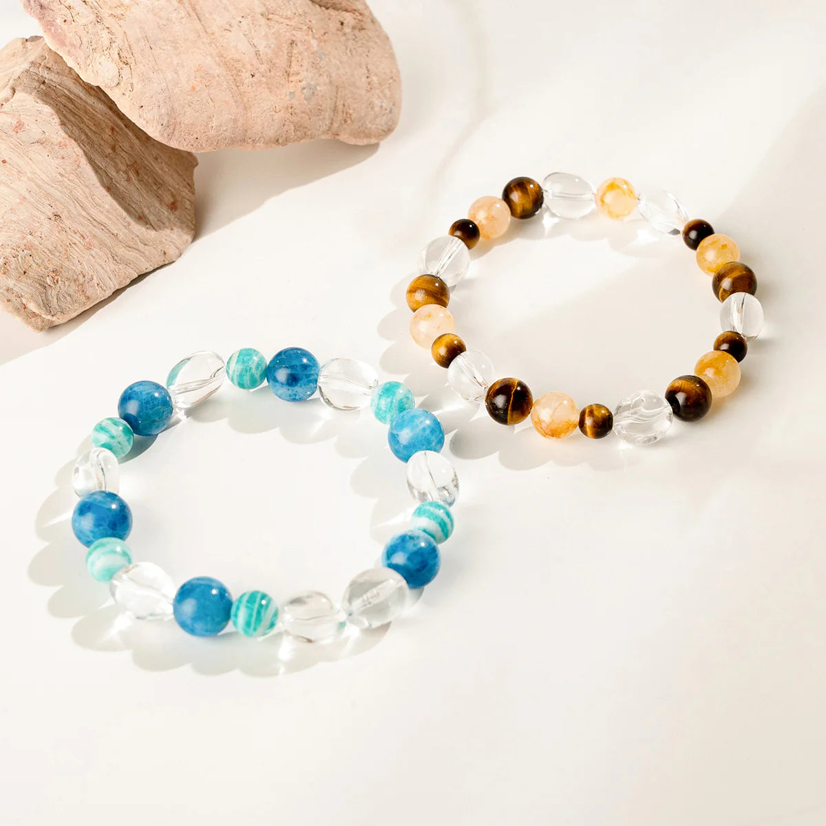 金色透明水晶手鍊