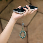 綠色發晶貔貅吊墜手鍊