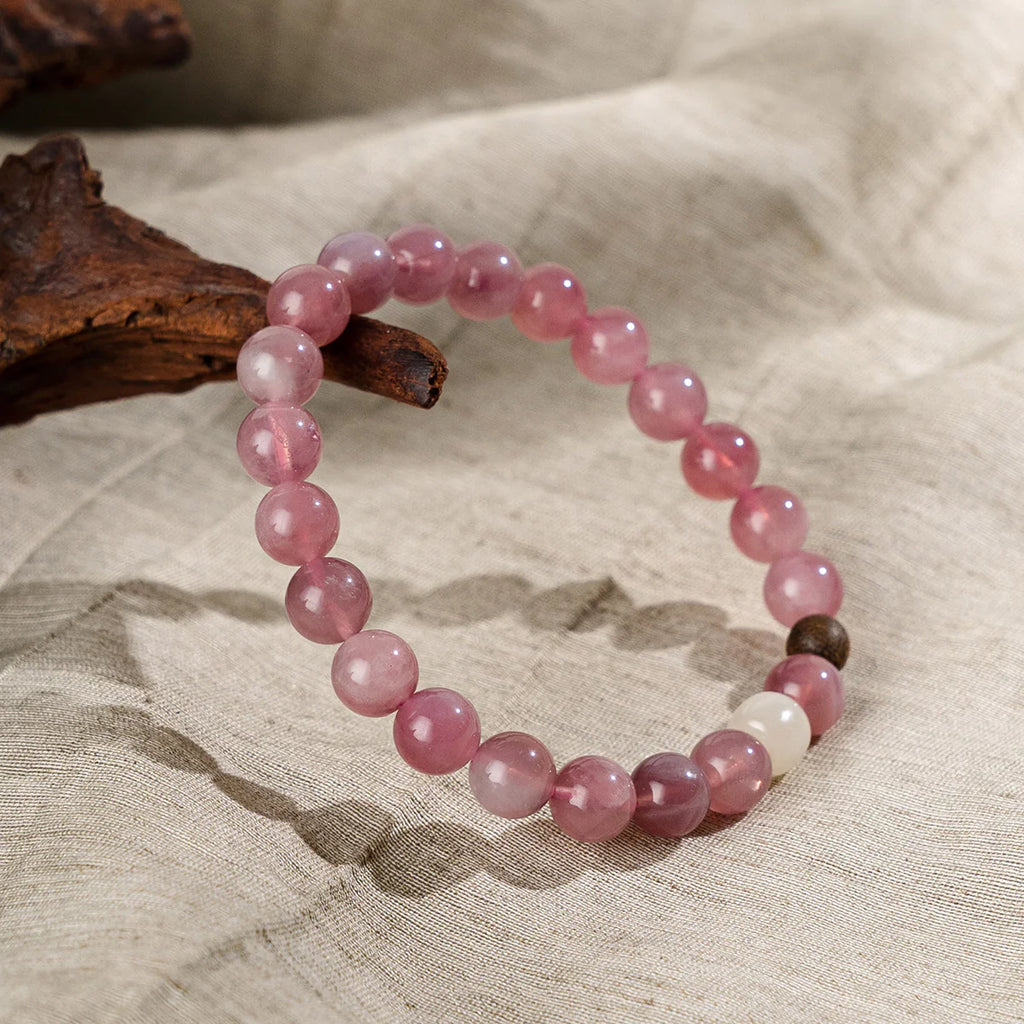 和諧玫瑰石英手鍊