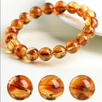 金色琥珀能量手鍊