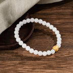 白色玉咒珠手鍊