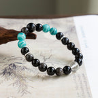 平衡與清晰黑曜石手鍊