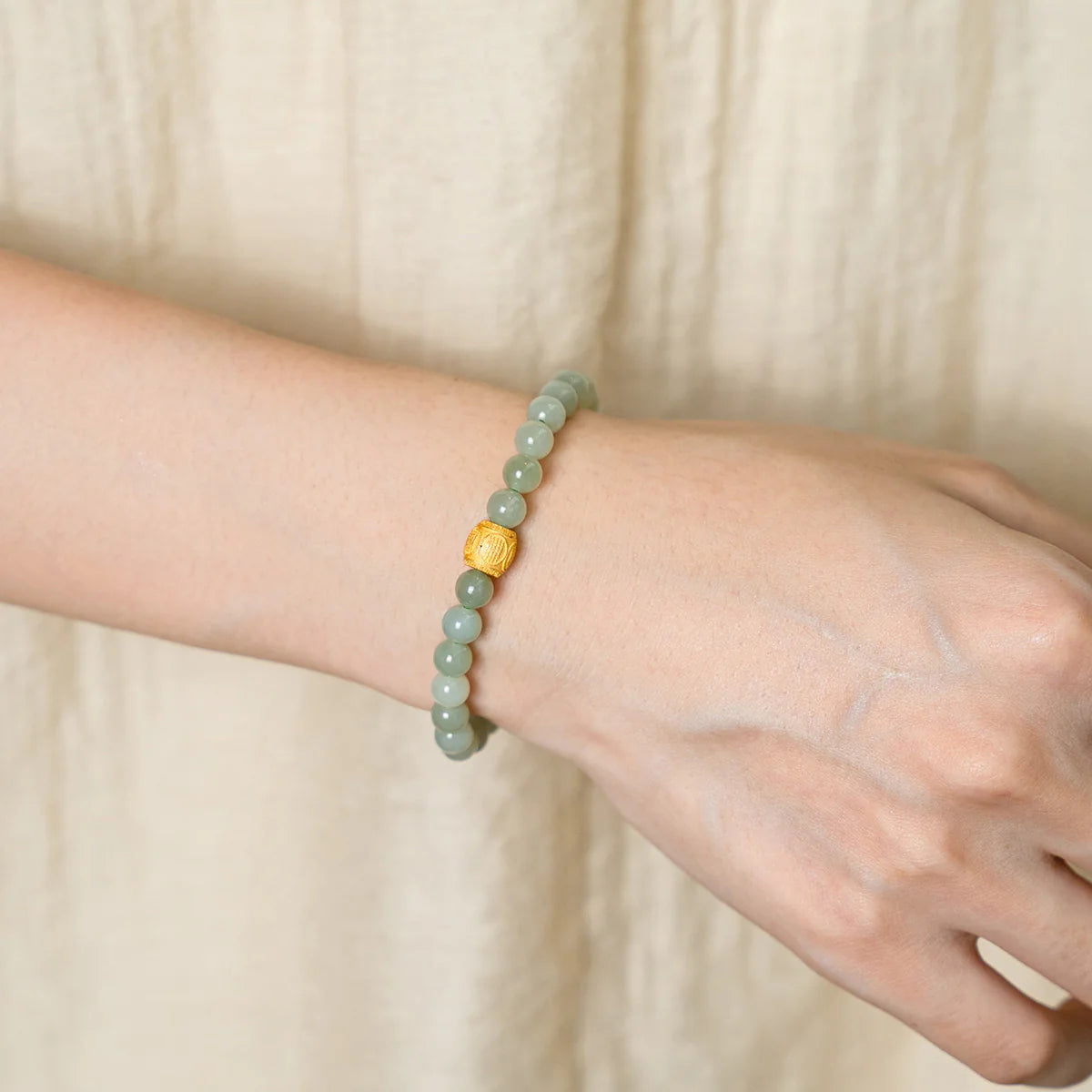 和田玉咒珠手鍊