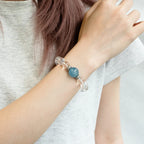 海藍寶透明石英手鍊