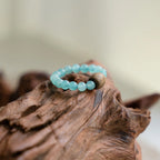 亞馬遜石和沈香木戒指