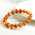 金色琥珀能量手鍊