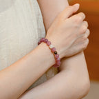 和諧玫瑰石英手鍊