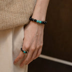 平衡與清晰黑曜石手鍊