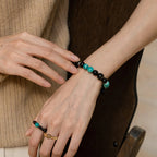 平衡與清晰黑曜石手鍊