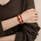 瑪瑙貔貅守護氣水晶手鍊