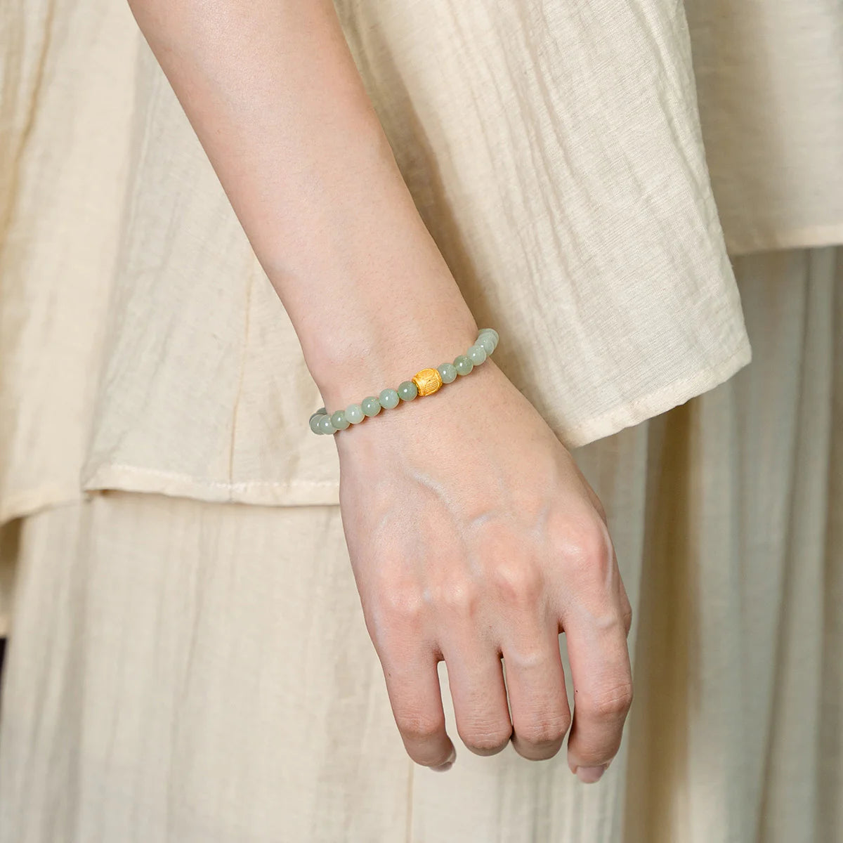 和田玉咒珠手鍊