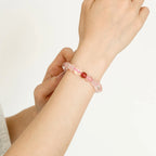 愛之花水晶手鍊