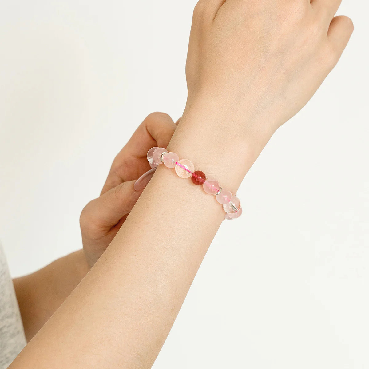 愛之花水晶手鍊