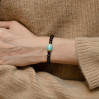 石榴石和亞馬遜石水晶手鍊