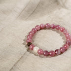 和諧玫瑰石英手鍊