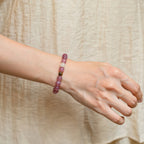 和諧玫瑰石英手鍊