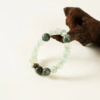 虎年生肖守護手鍊 – 葡萄石與拉長石，象徵勇氣