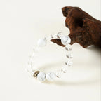 生肖雞命理手鍊 – 石英和白紋石